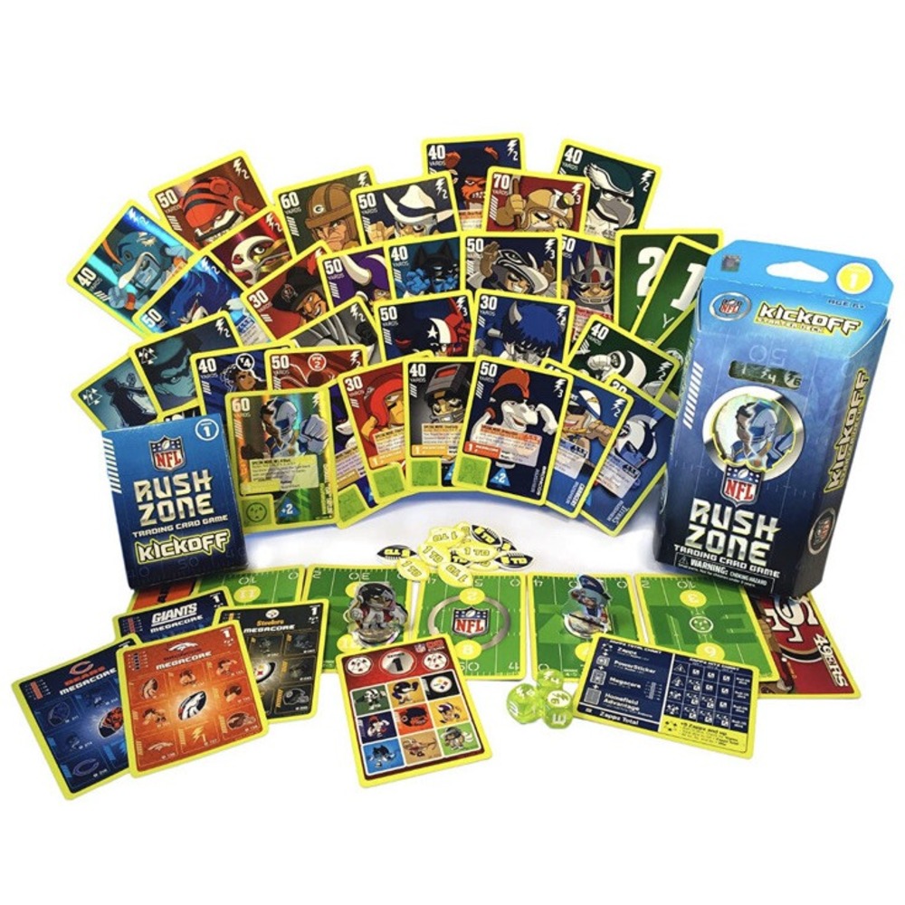 Retired Rare NFL RUSH ZONE‎ Kickoff Starter Deck Trading Card GAME Series 1 NEW